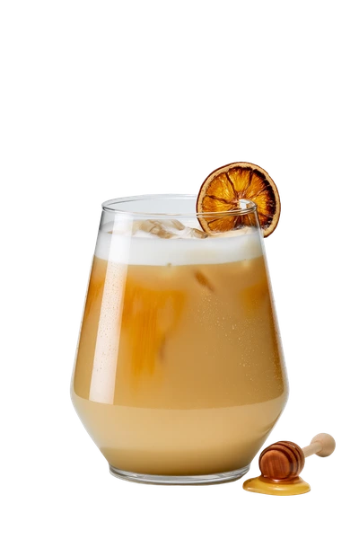 Golden Hour signature iced coffee