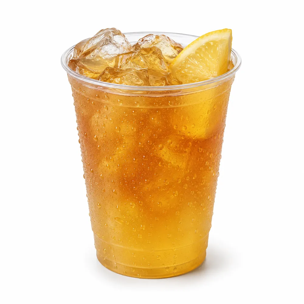 Mabu Arnold Palmer iced tea and lemonade blend garnished with a lemon wheel over ice